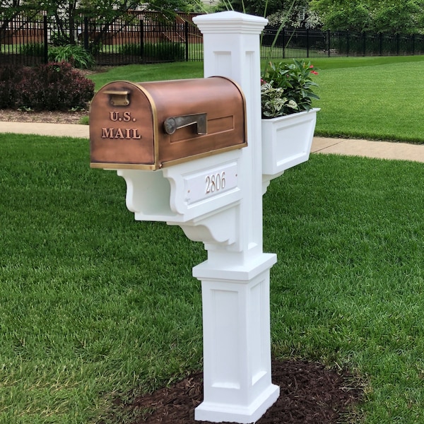 Signature Plus Mail Post - White